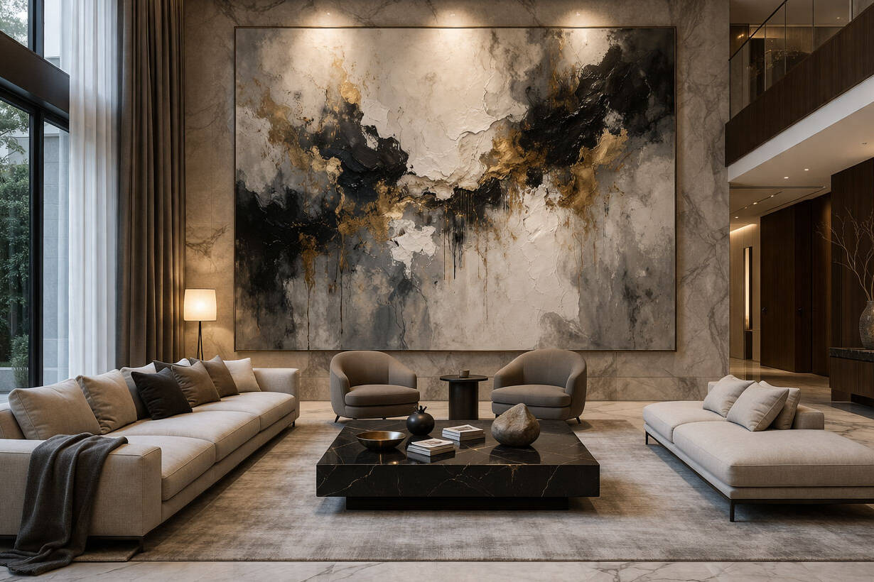 Modern Art Decor for Luxury Homes