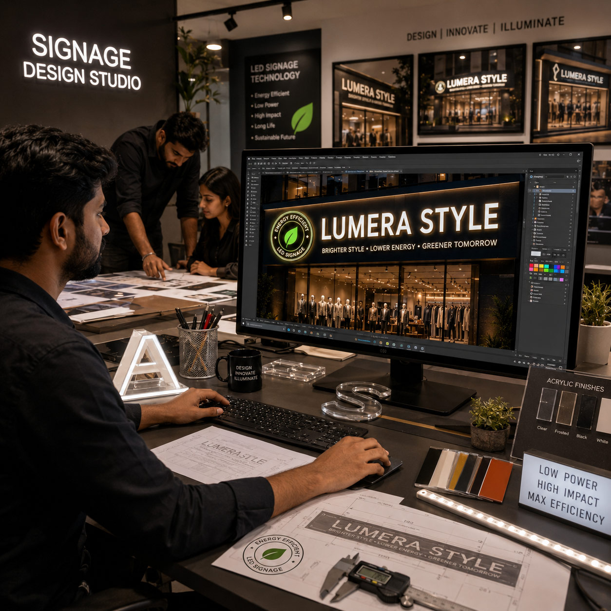 LED signage Design Expertise