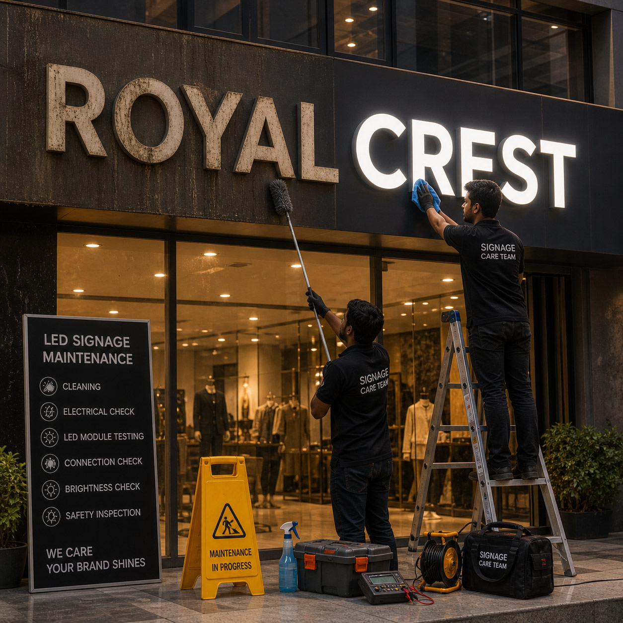 LED signage Service Reliability