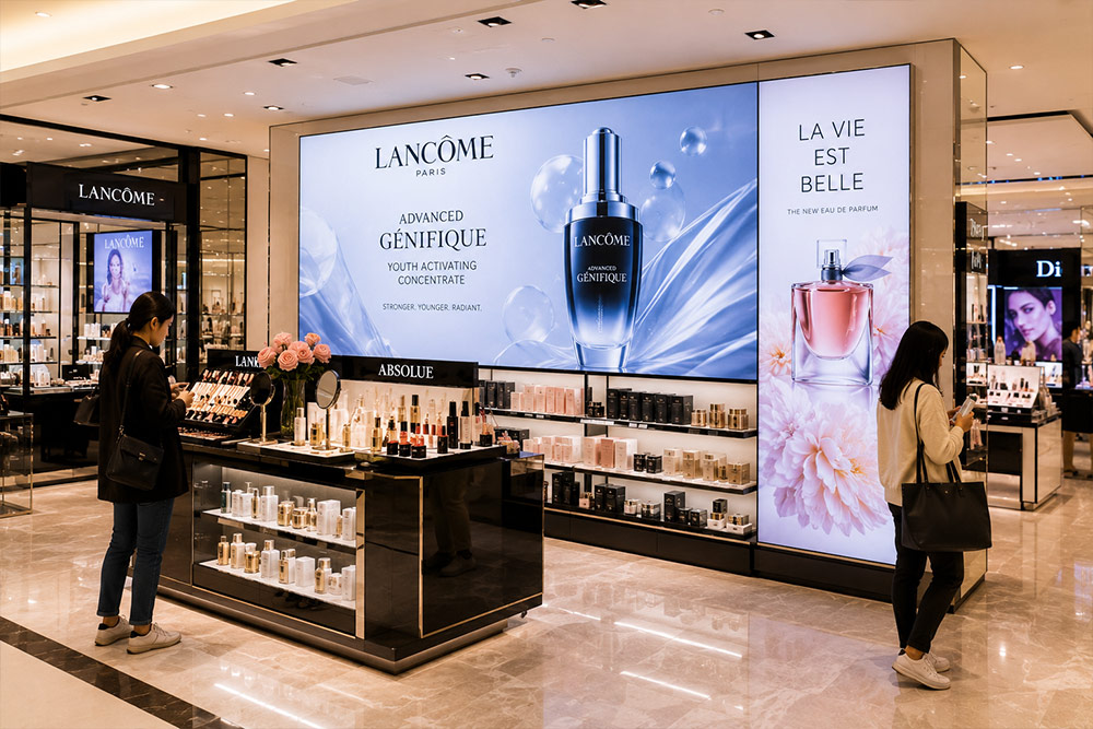Retail Industries Using Illuminated Displays