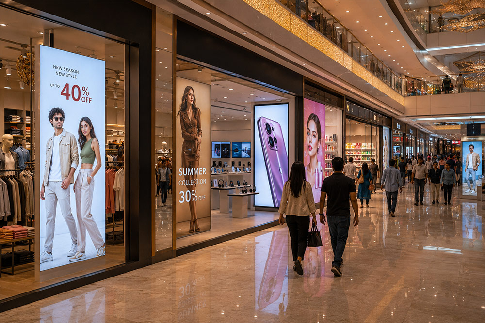 Why Retailers Prefer Illuminated Displays?