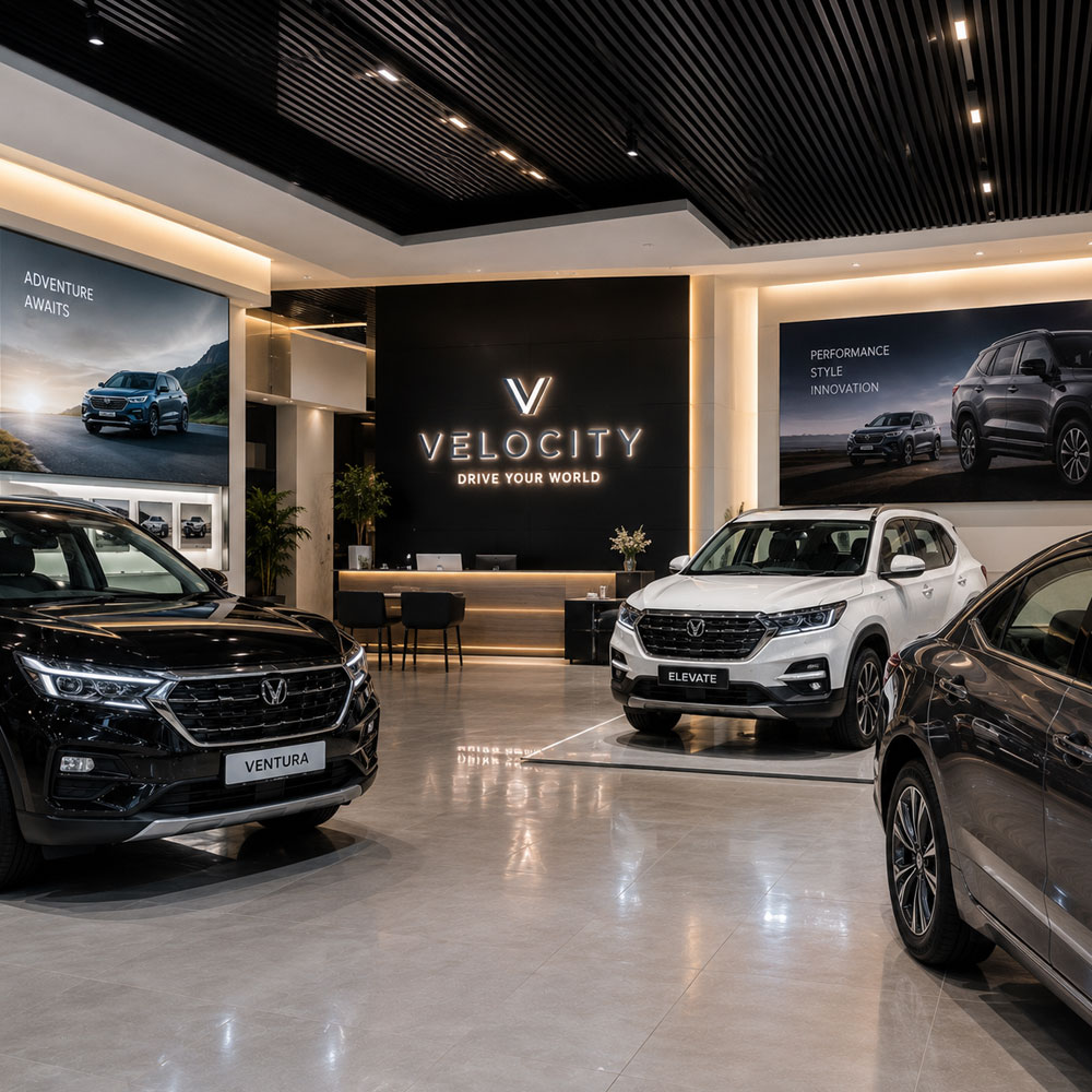 Modern Display Ideas for Automobile Showrooms