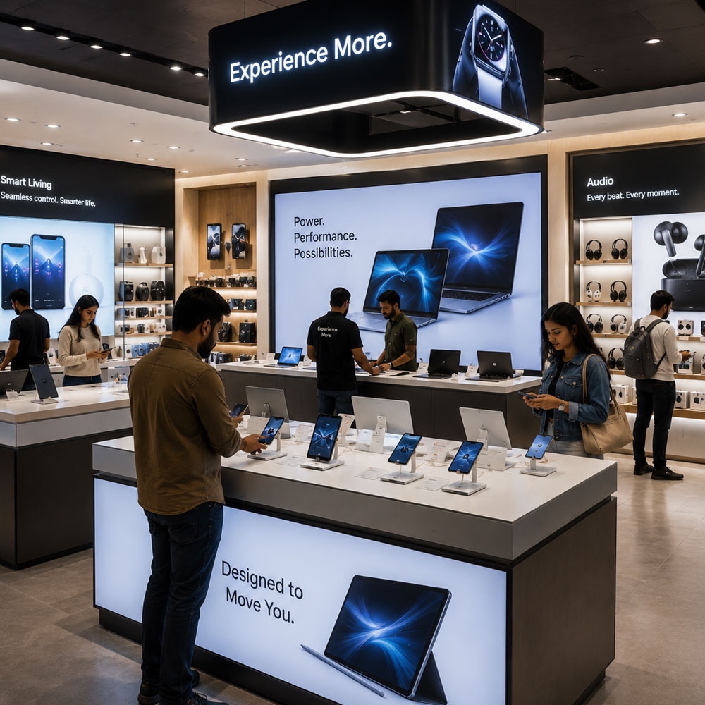 Modern Display Ideas for Electronics Stores