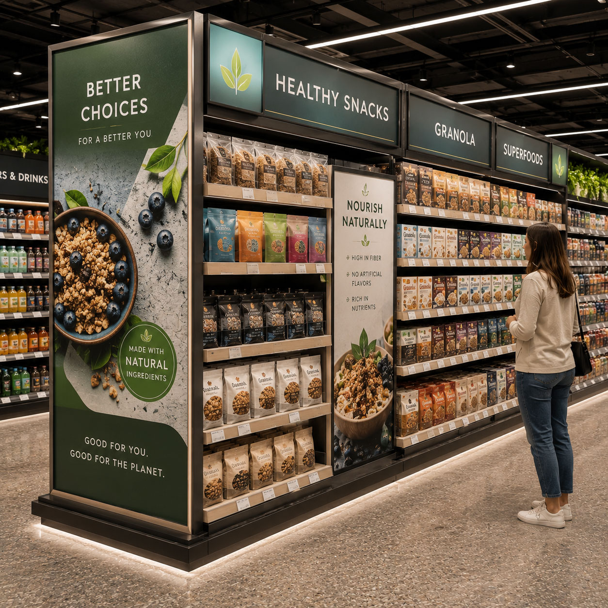 Modern Display Ideas for FMCG Stores