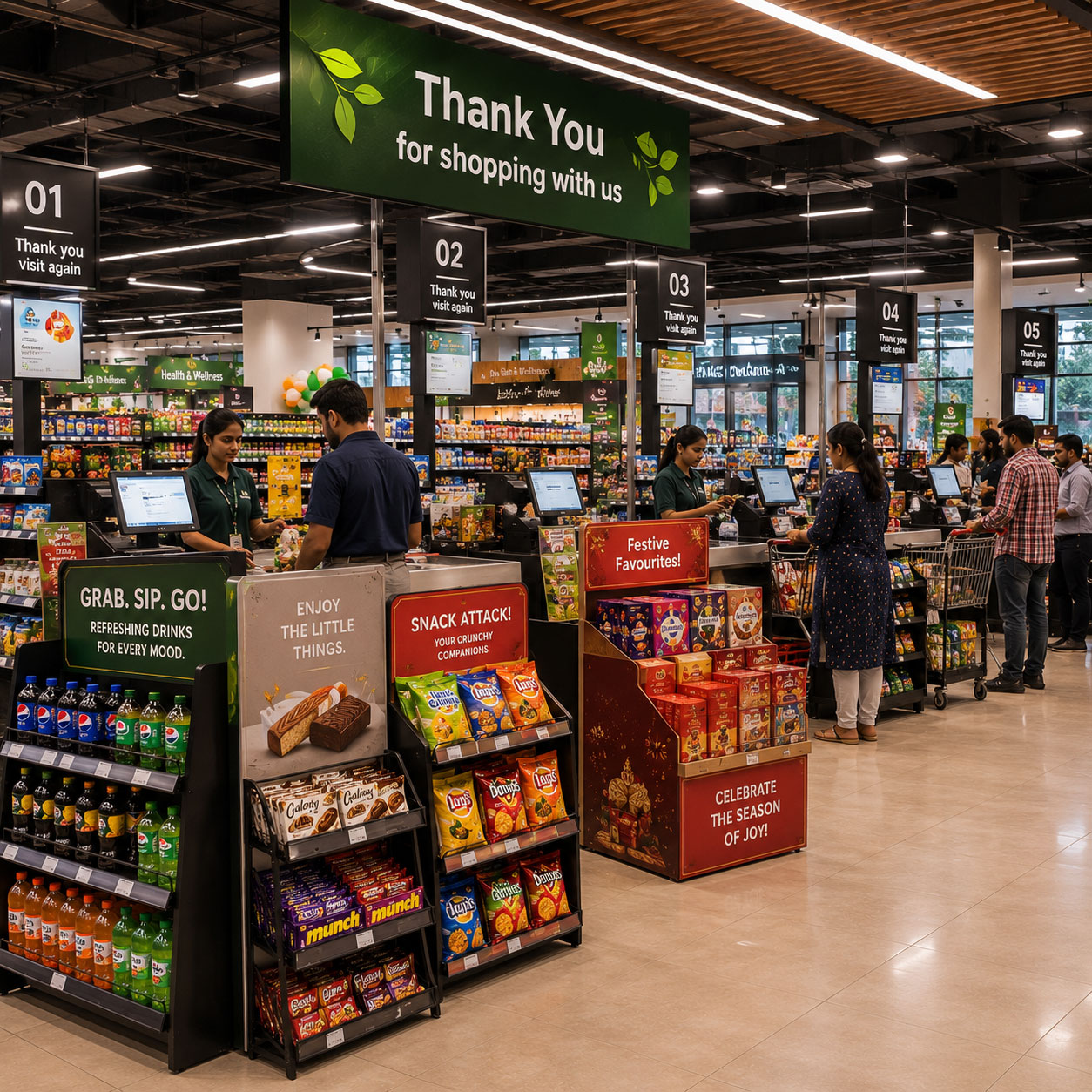 Modern Display Ideas for FMCG Stores