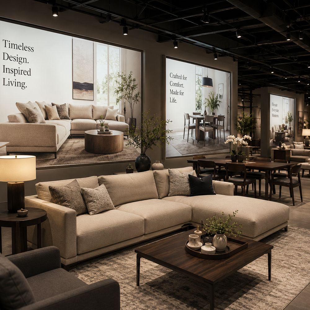 Modern Display Ideas for Furnishing Stores
