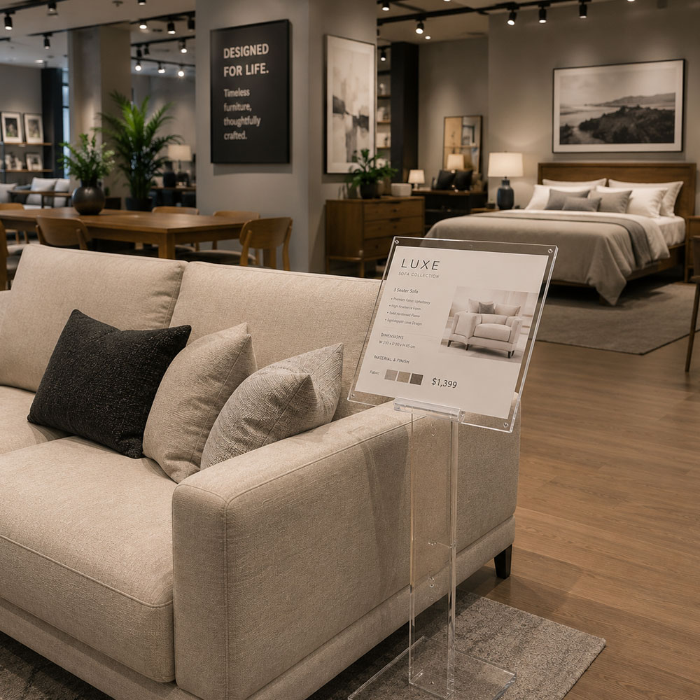 Modern Display Ideas for Furnishing Stores
