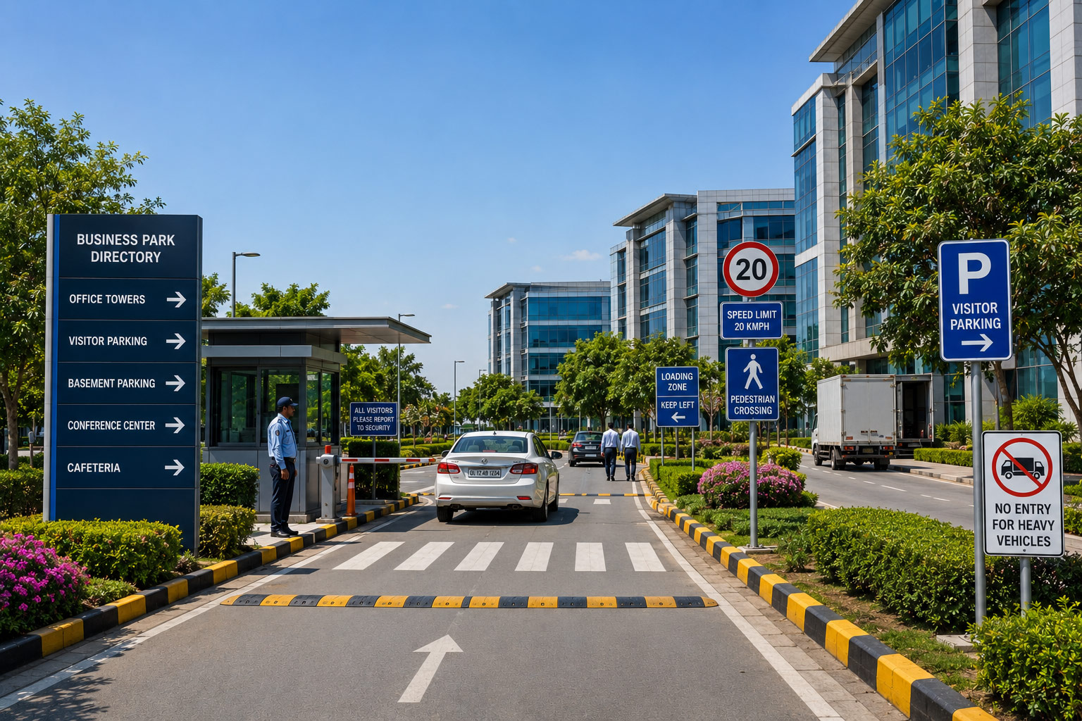 Traffic Safety Signs for Commercial Spaces