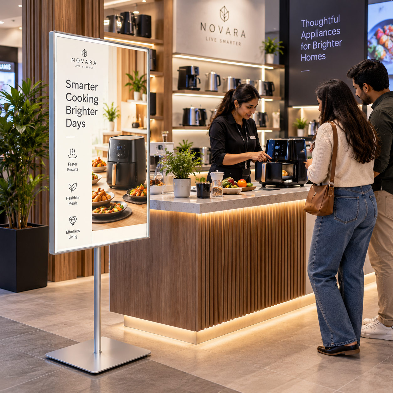 Reinforce Product Demonstration Areas