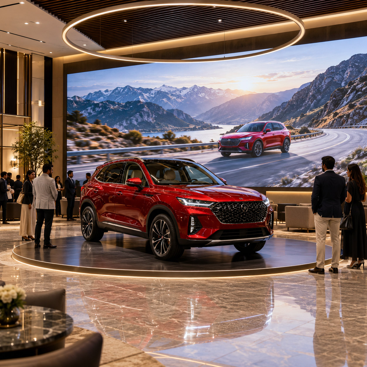 Video Walls for Car Showrooms