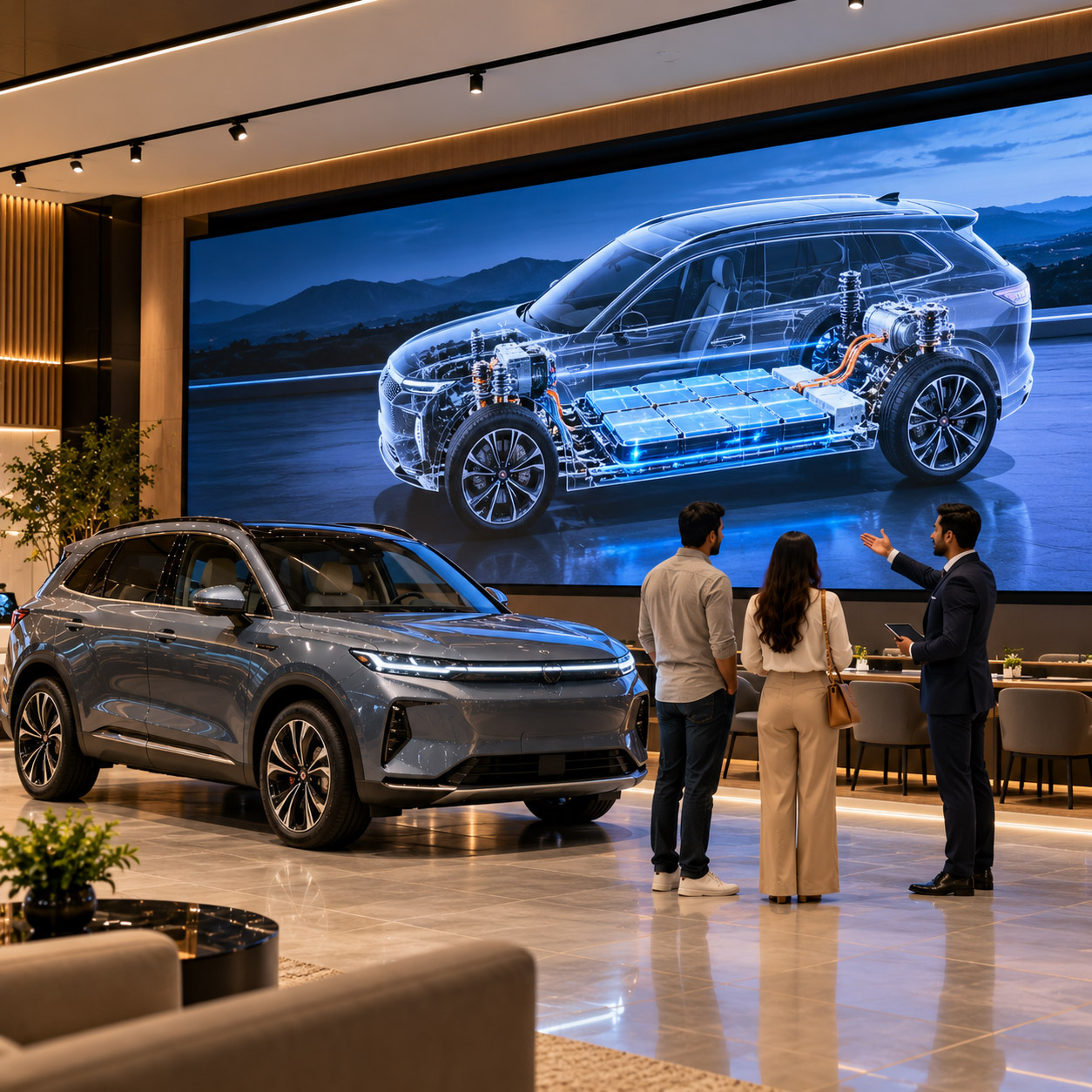 Video Walls for Car Showrooms