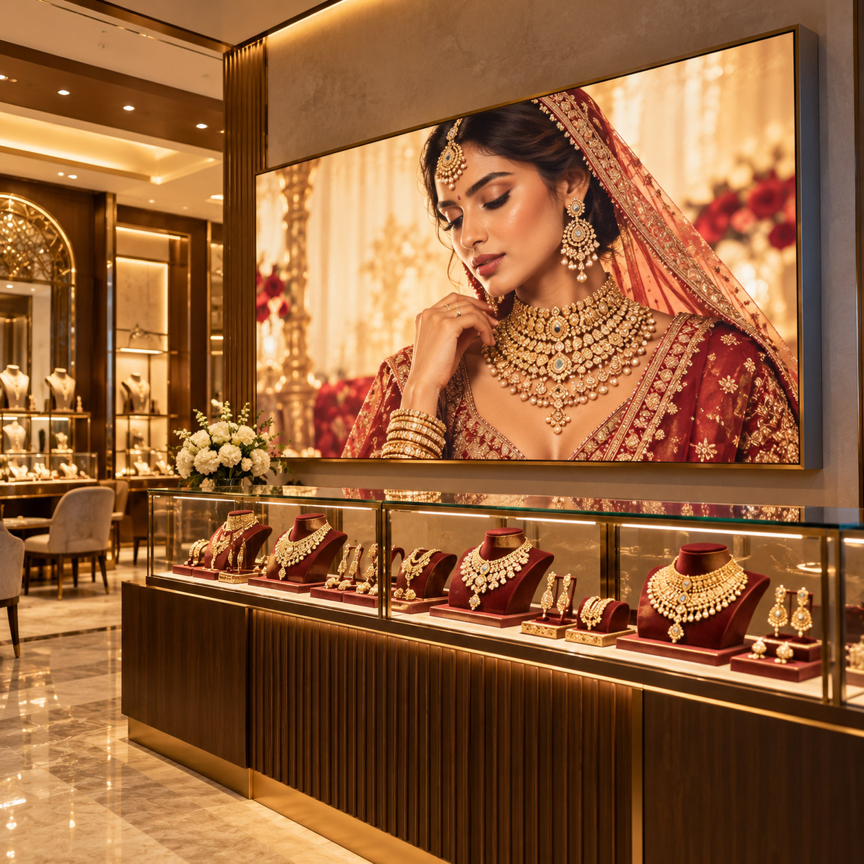 SEG fabric lightbox ideas for jewellery stores